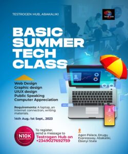 Basic Summer Tech Class